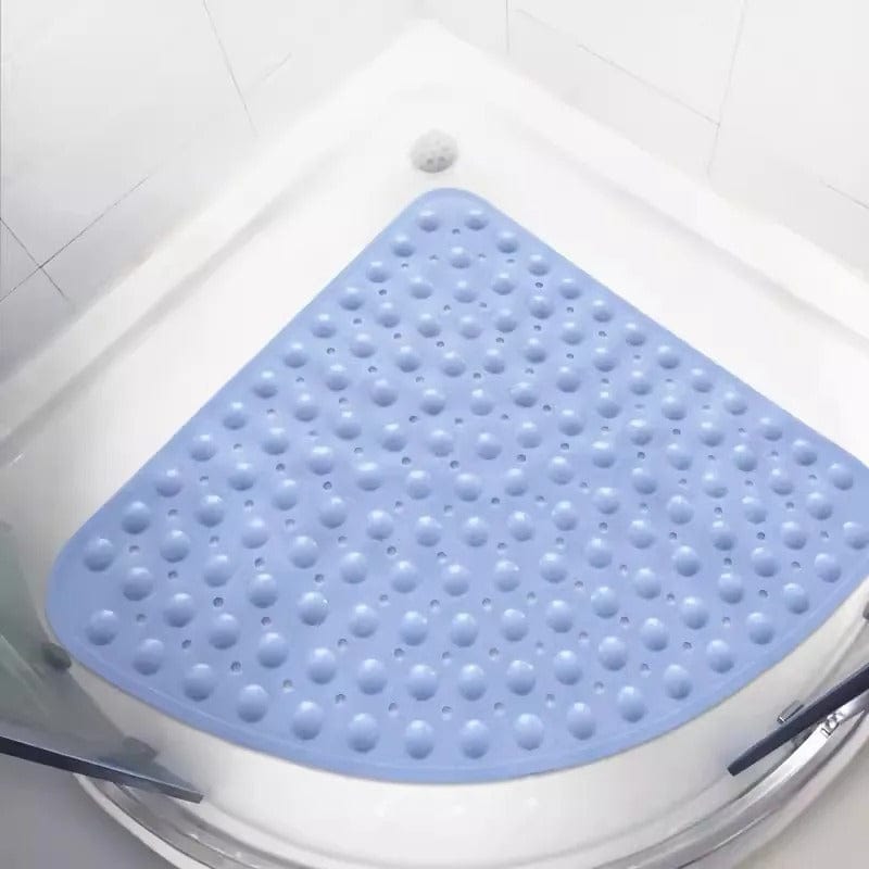 Quarter Round Shower Mat - lifestyle photo