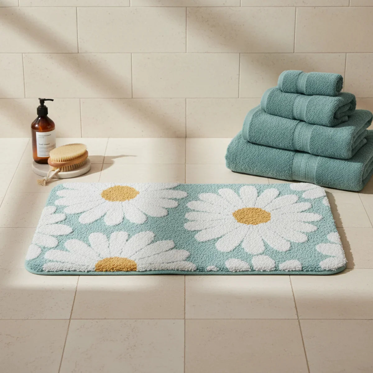 Scandinavian Bath Mat - close-up texture