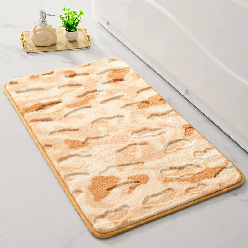 Shaggy Bath Mat - close-up texture