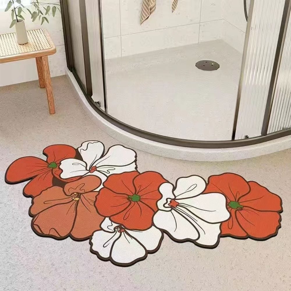 Shape Flower Bath Mat