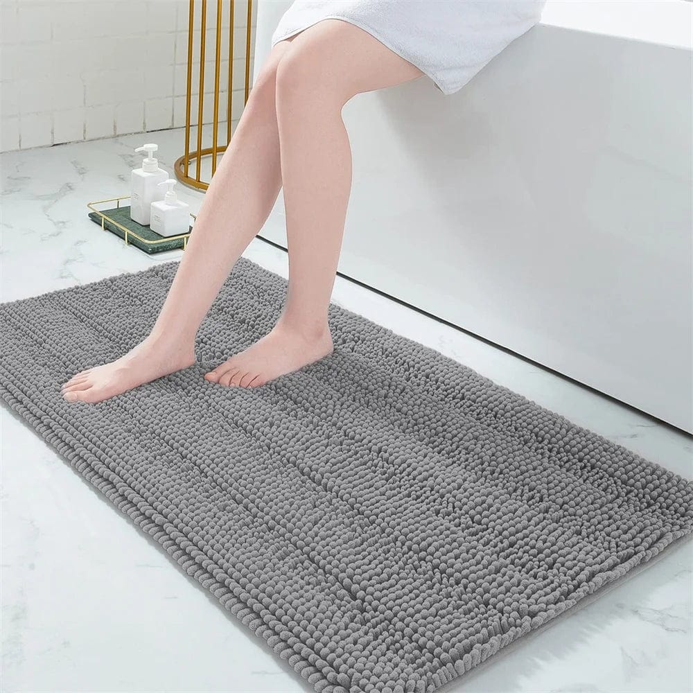 Soft Bathroom Rug - size comparison