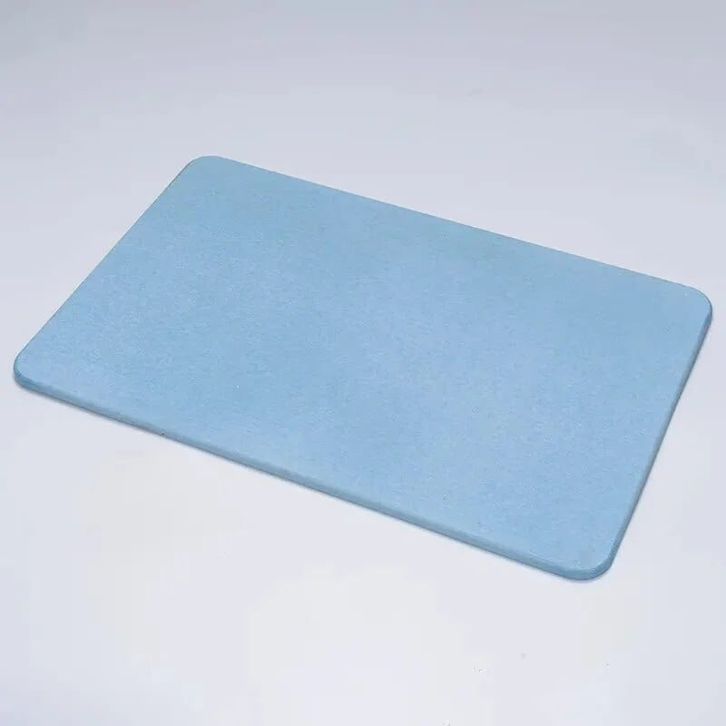 Stone Diatomaceous Bath Mat - bathroom setting
