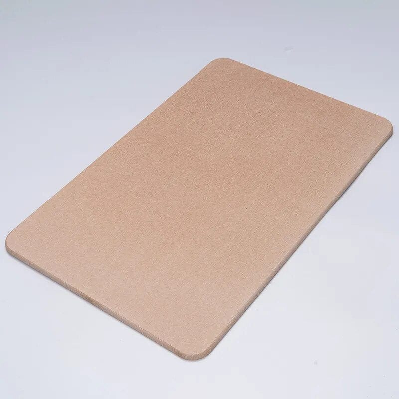 Stone Diatomite Bath Mat - size comparison