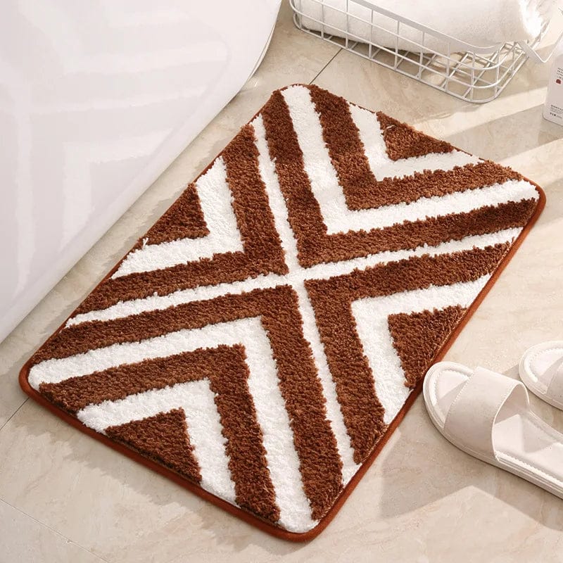 Striped Bath Mat - close-up texture