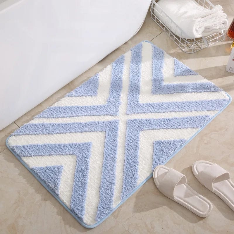 Striped Bath Mat - lifestyle photo