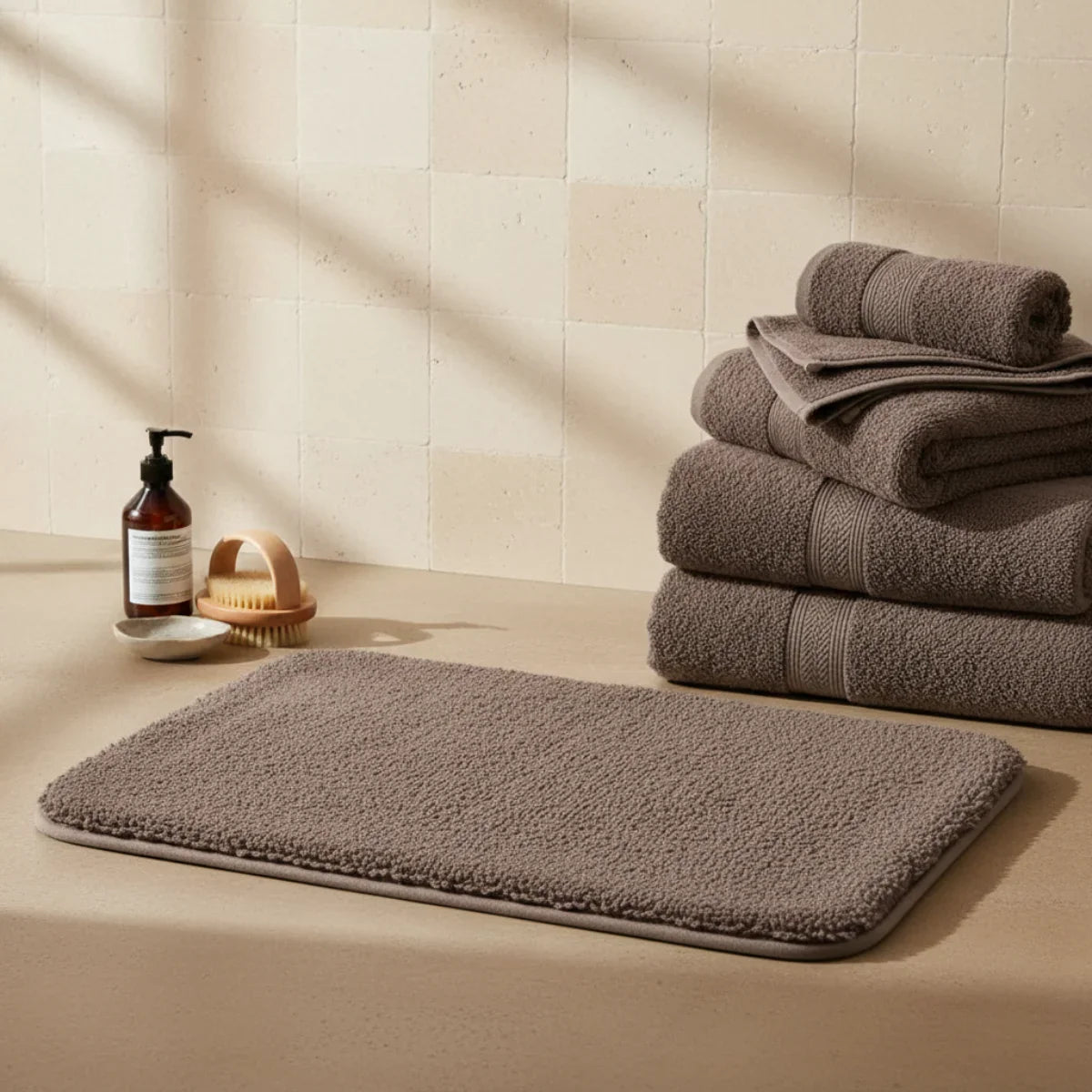 Super Absorbent Bathroom Rug - color variations