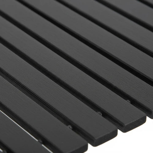Bamboo Black Bathroom Rug