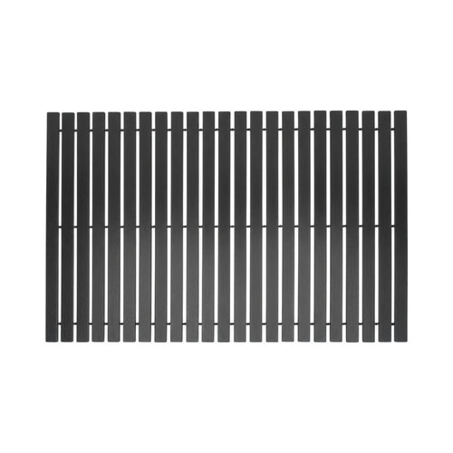 Bamboo Black Bathroom Rug