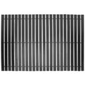 Bamboo Black Bathroom Rug