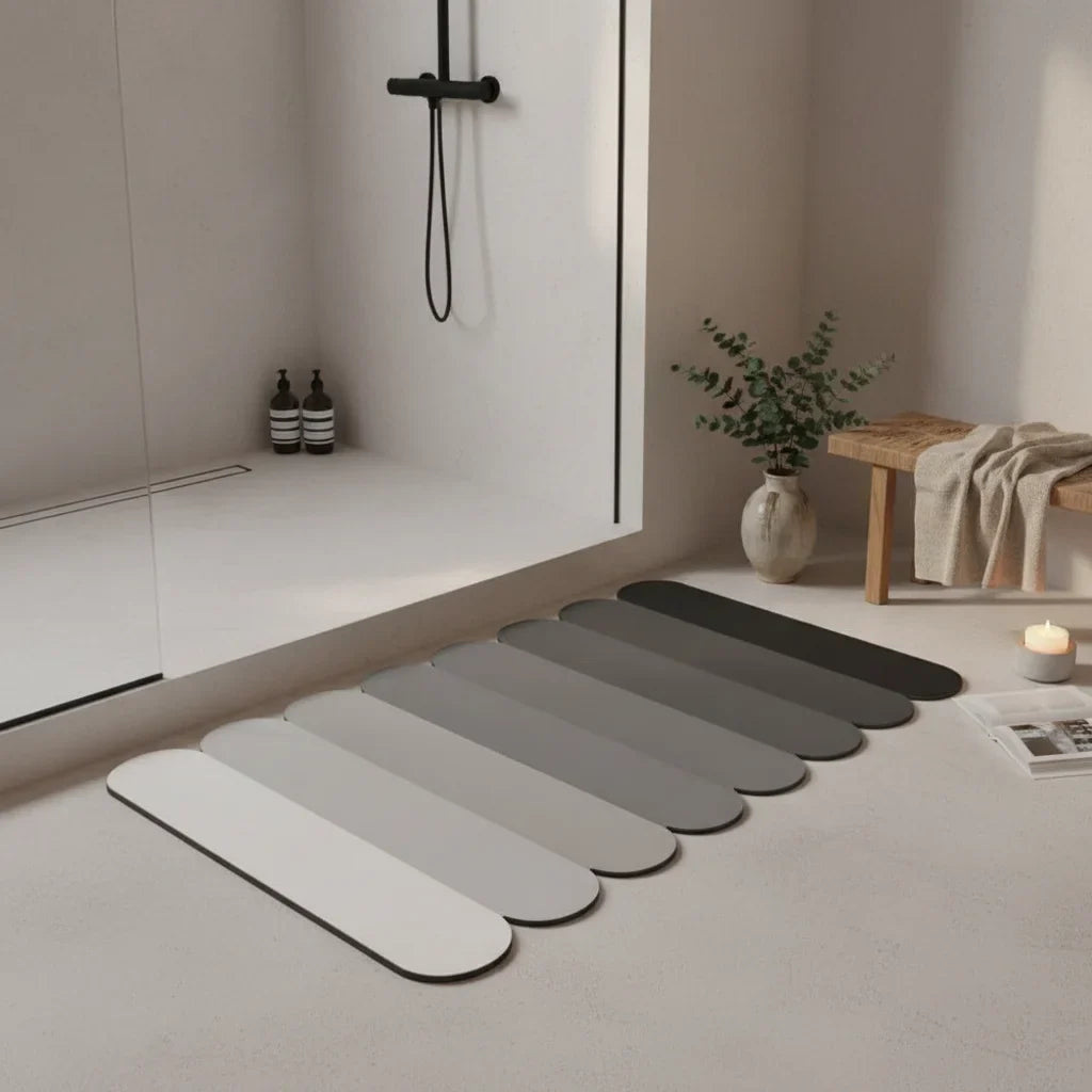 Absorbent Diatomite Bathroom Rug