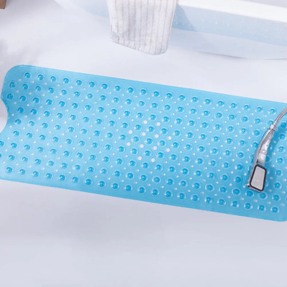 Bathrug Non-Slip Blue Bath Mat