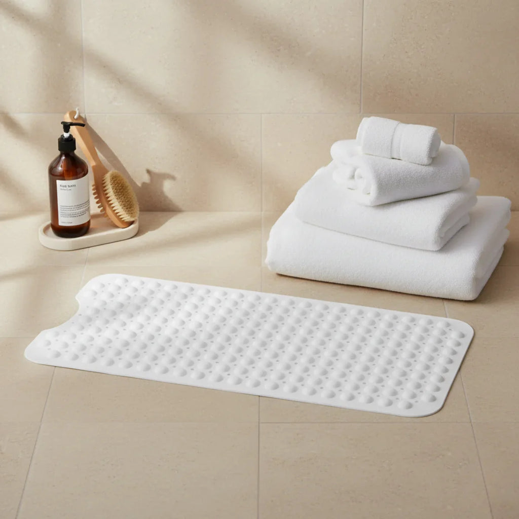 Bathrug White Bath Mat