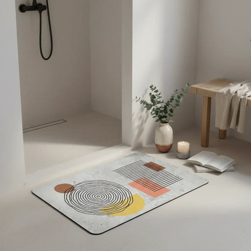 Tapis De Bain Absorbant Terre De Diatomée