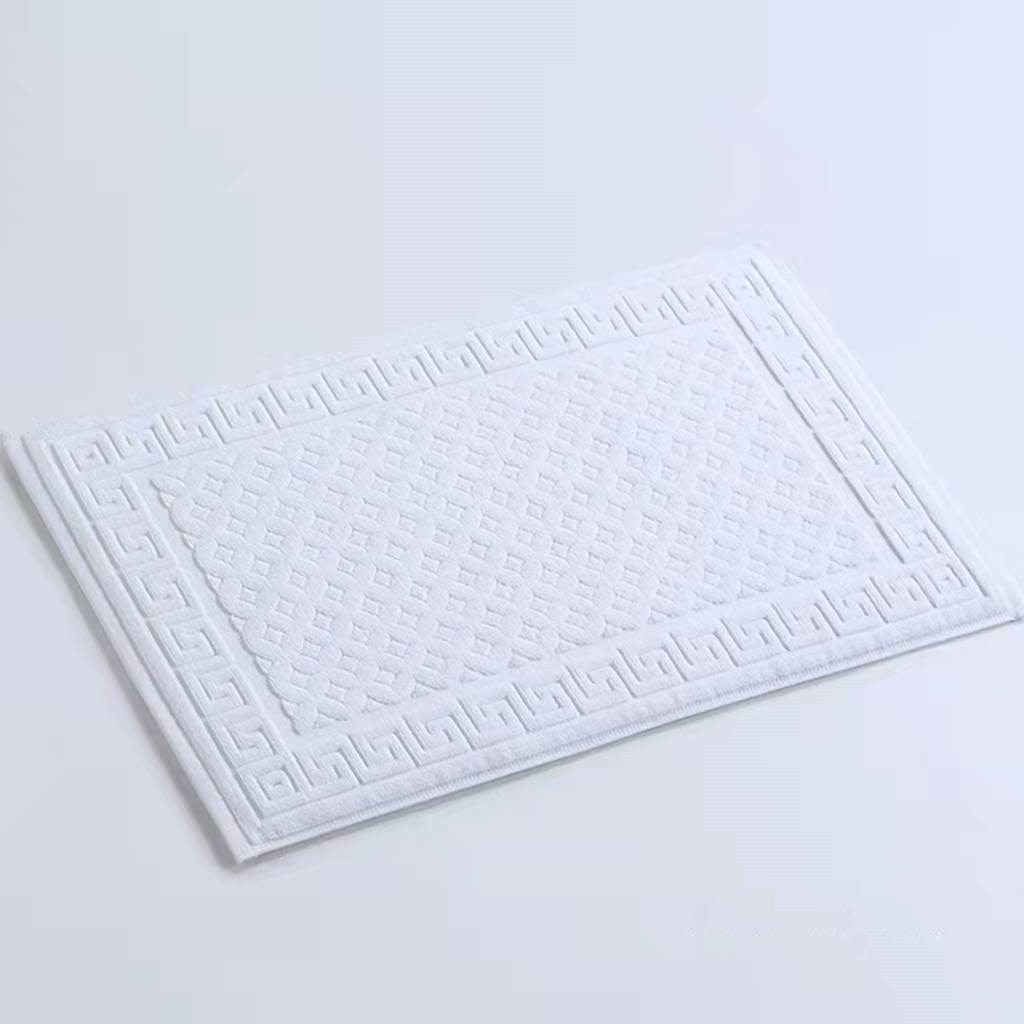 Non-Slip Cotton Bath Mat - bathroom setting