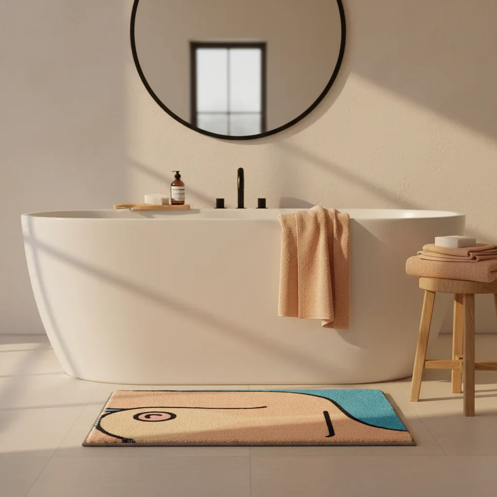Abstract Art Bath Mat