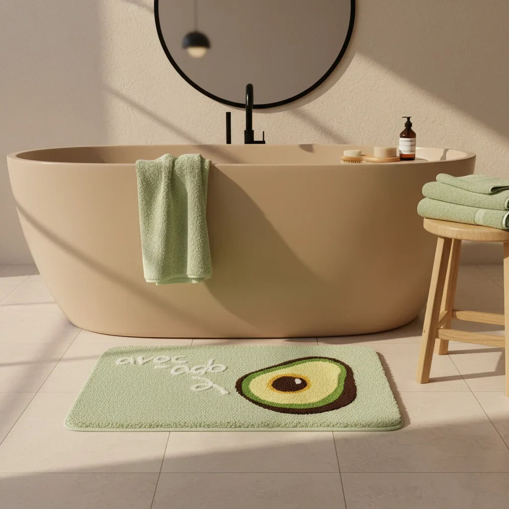 Avocado Bath Mat
