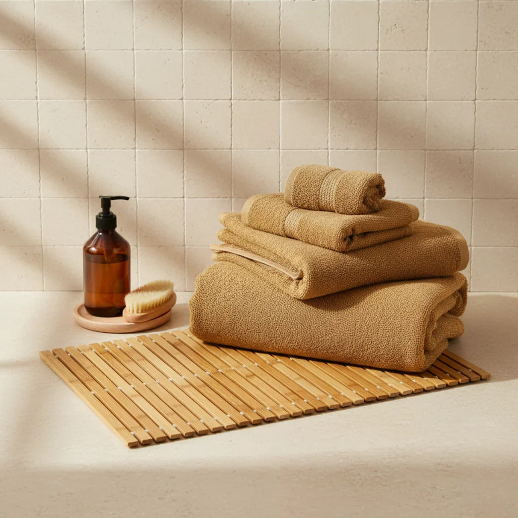 Bamboo Natural Bath Mat