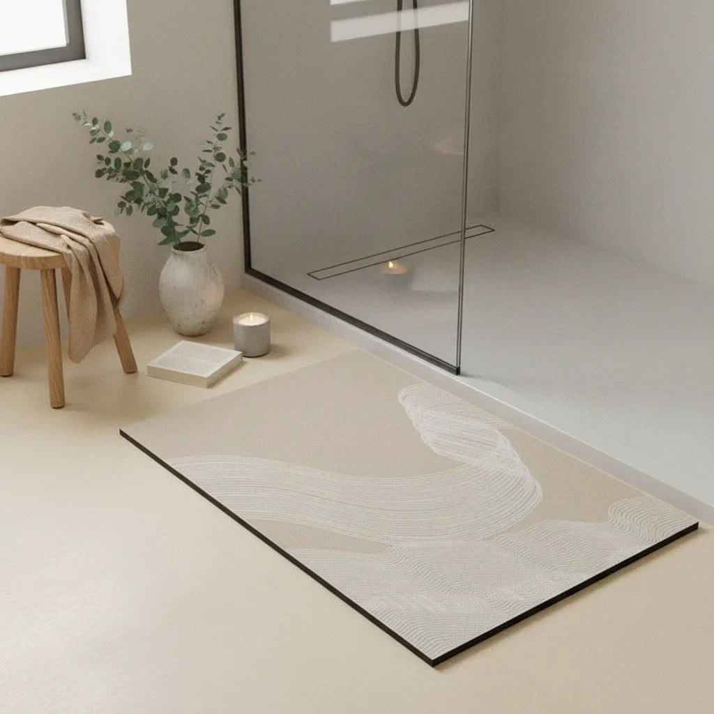 Beige Light Bath Mat