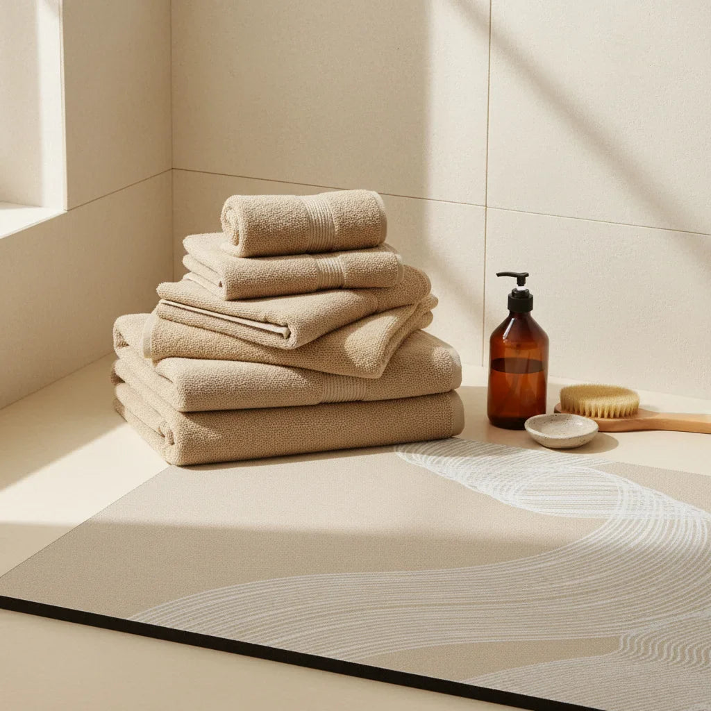 Beige Light Bath Mat