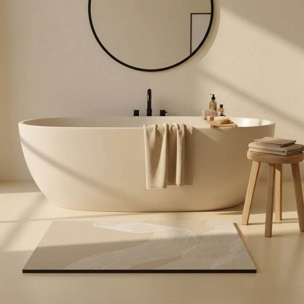 Beige Light Bath Mat