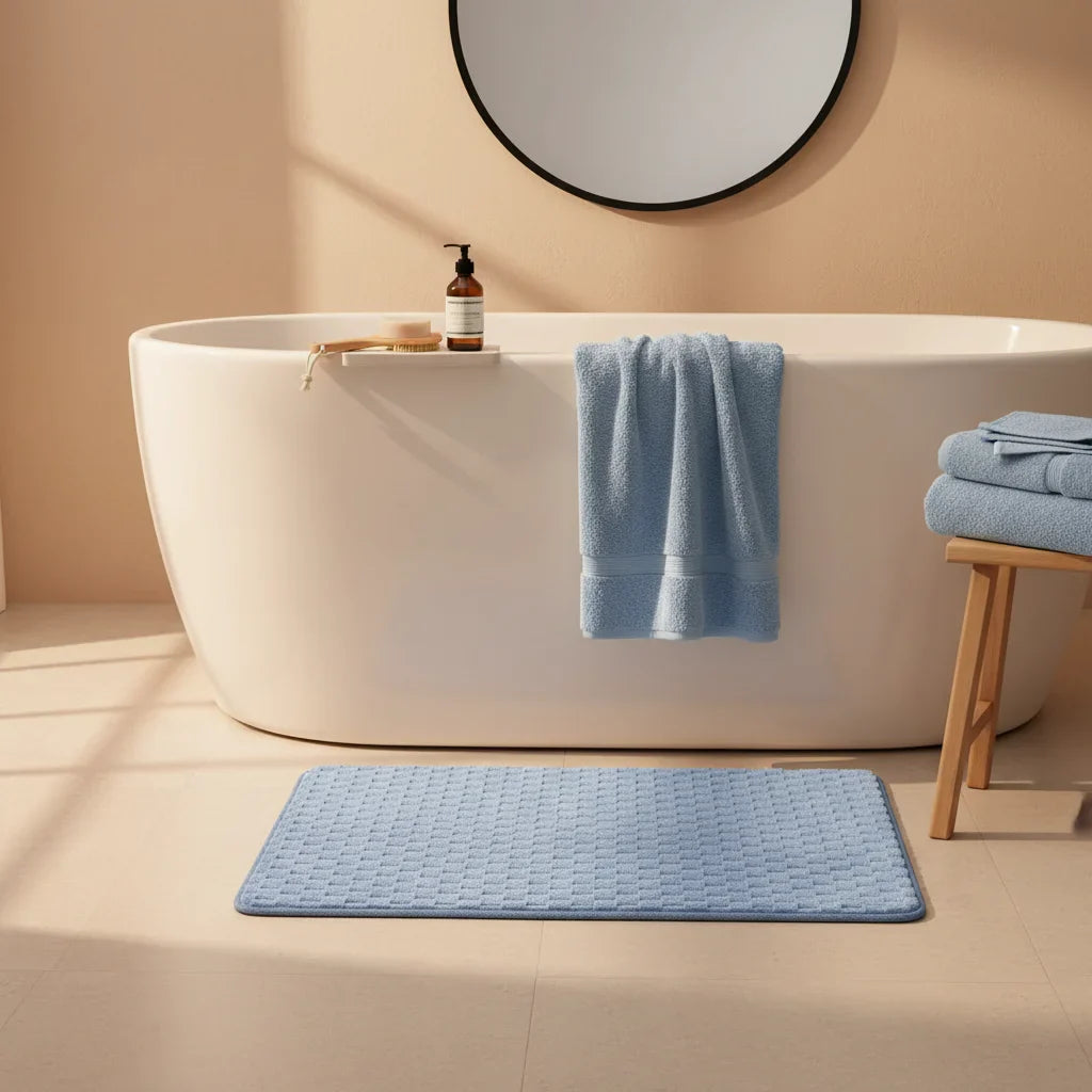 Blue Light Bath Mat