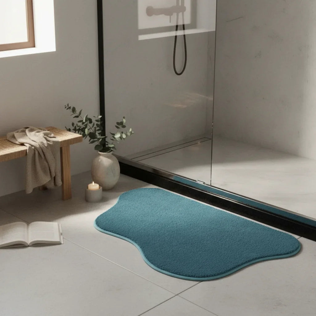 Blue Paon Bath Mat