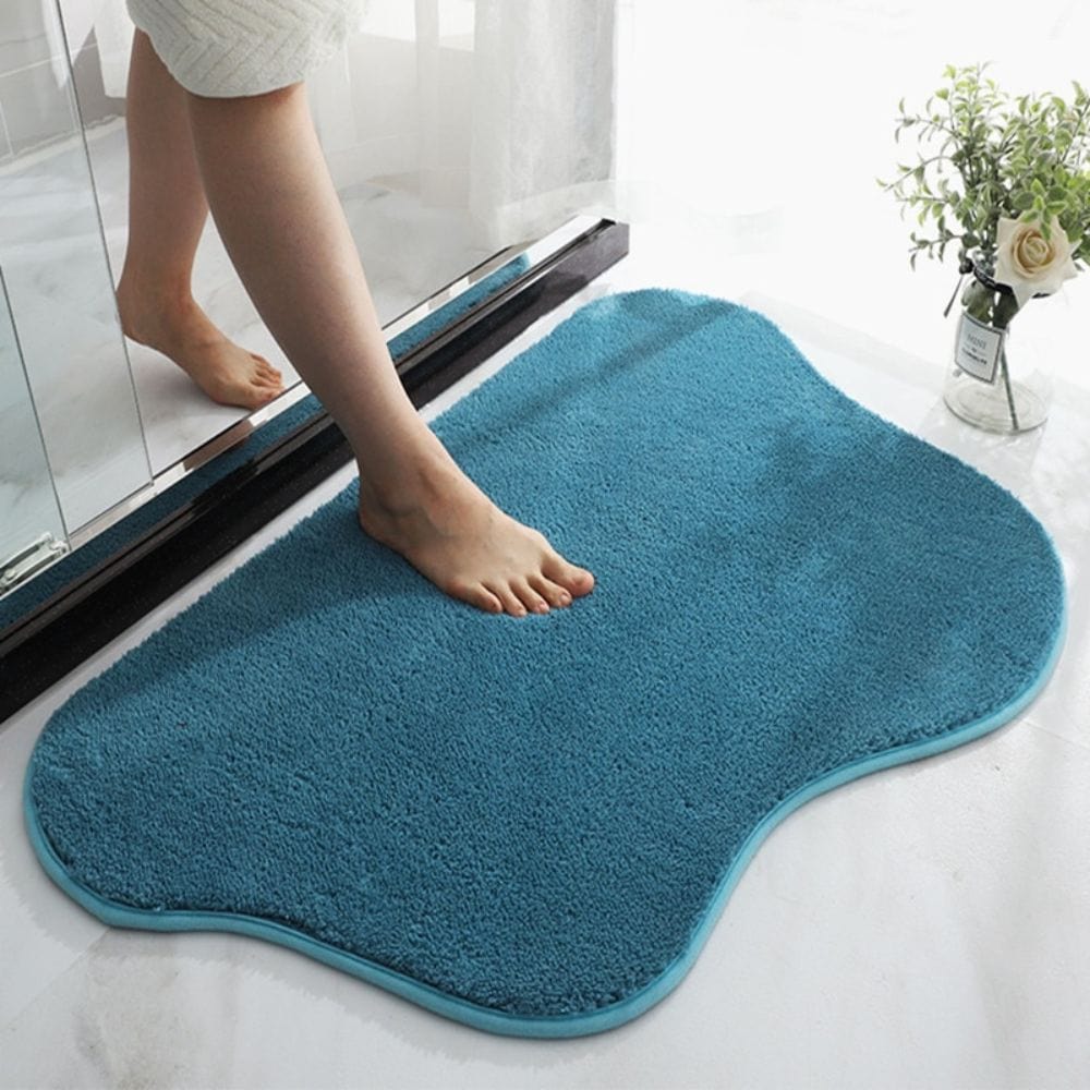Blue Paon Bath Mat