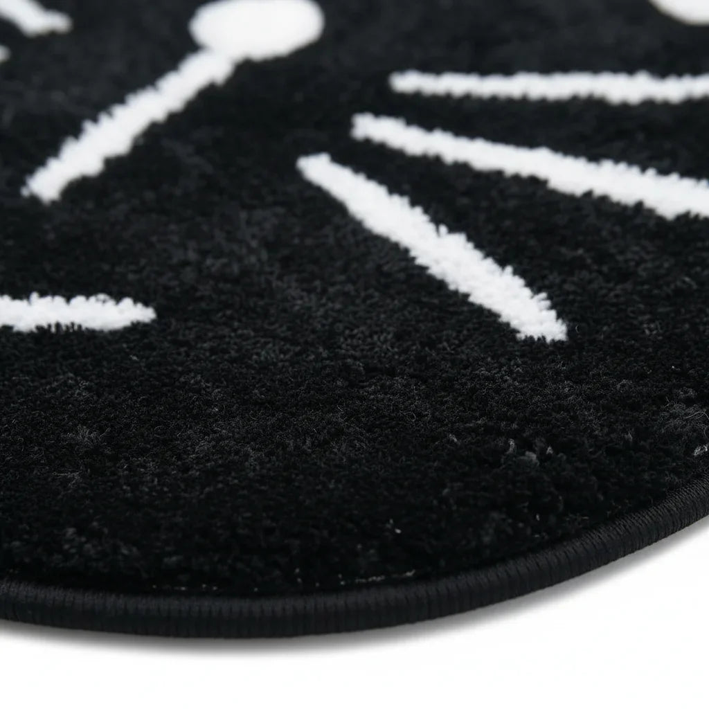 Cat Gray Bath Mat