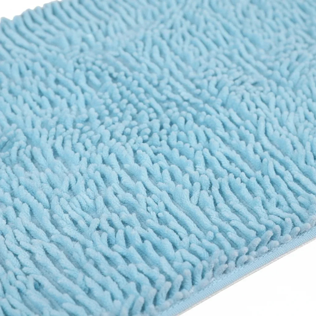 Caterpillar Blue Bath Mat