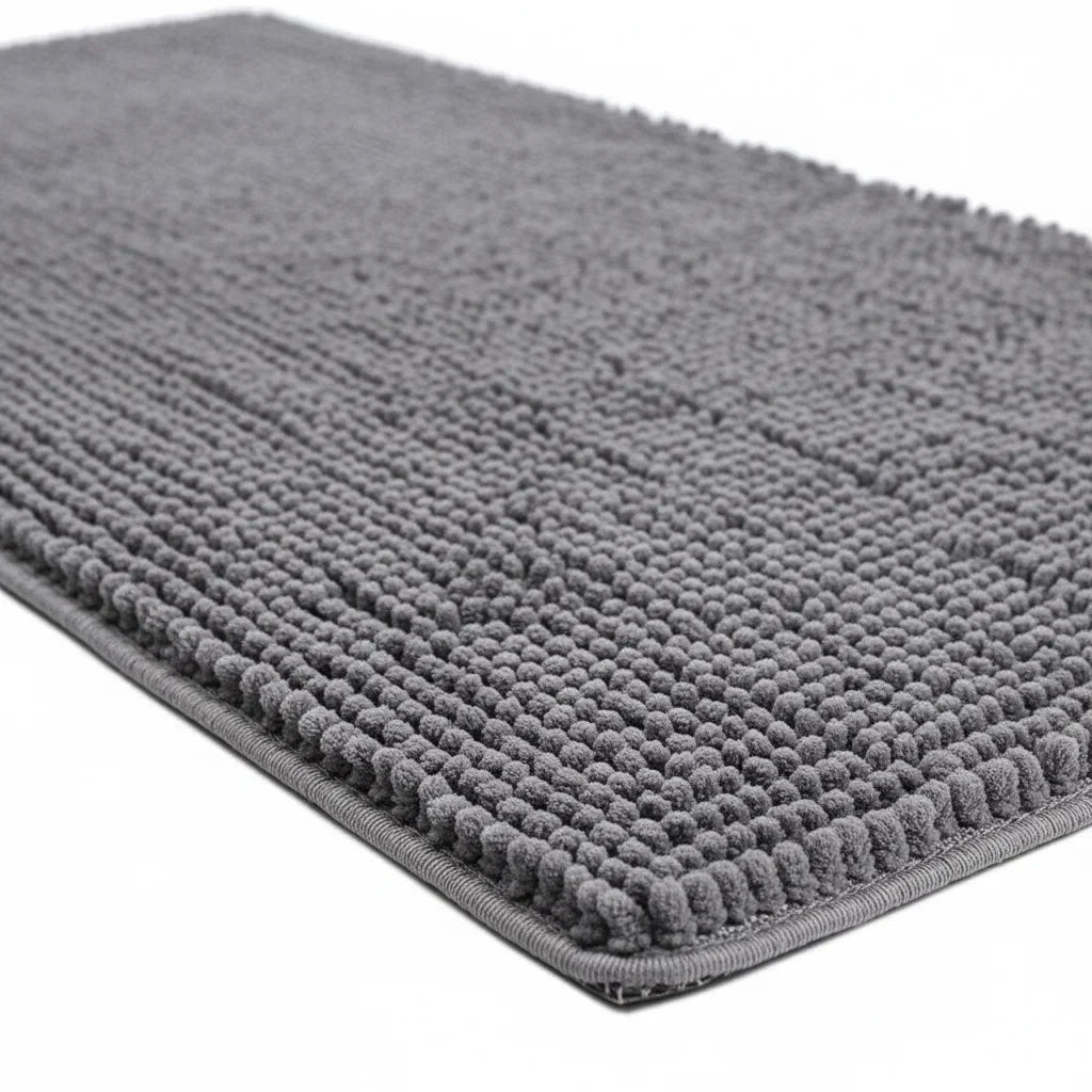 Caterpillar Gray Bath Mat