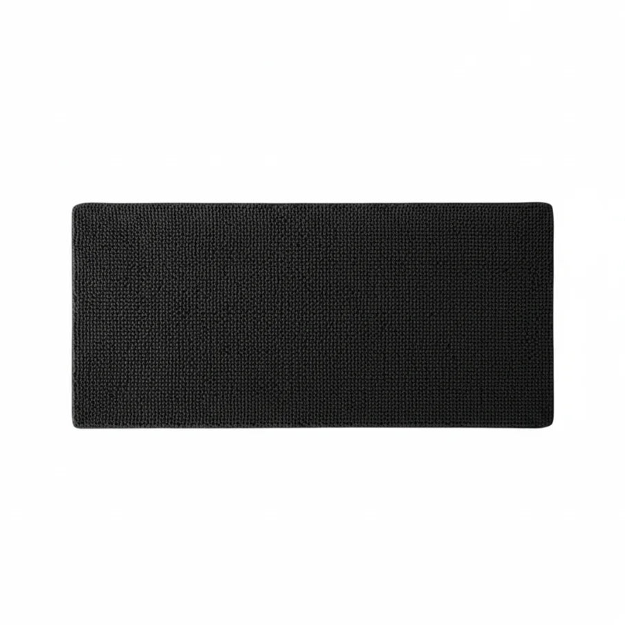 Caterpillar Black Bath Mat