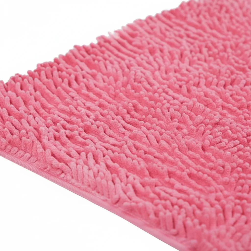 Caterpillar Pink Bath Mat