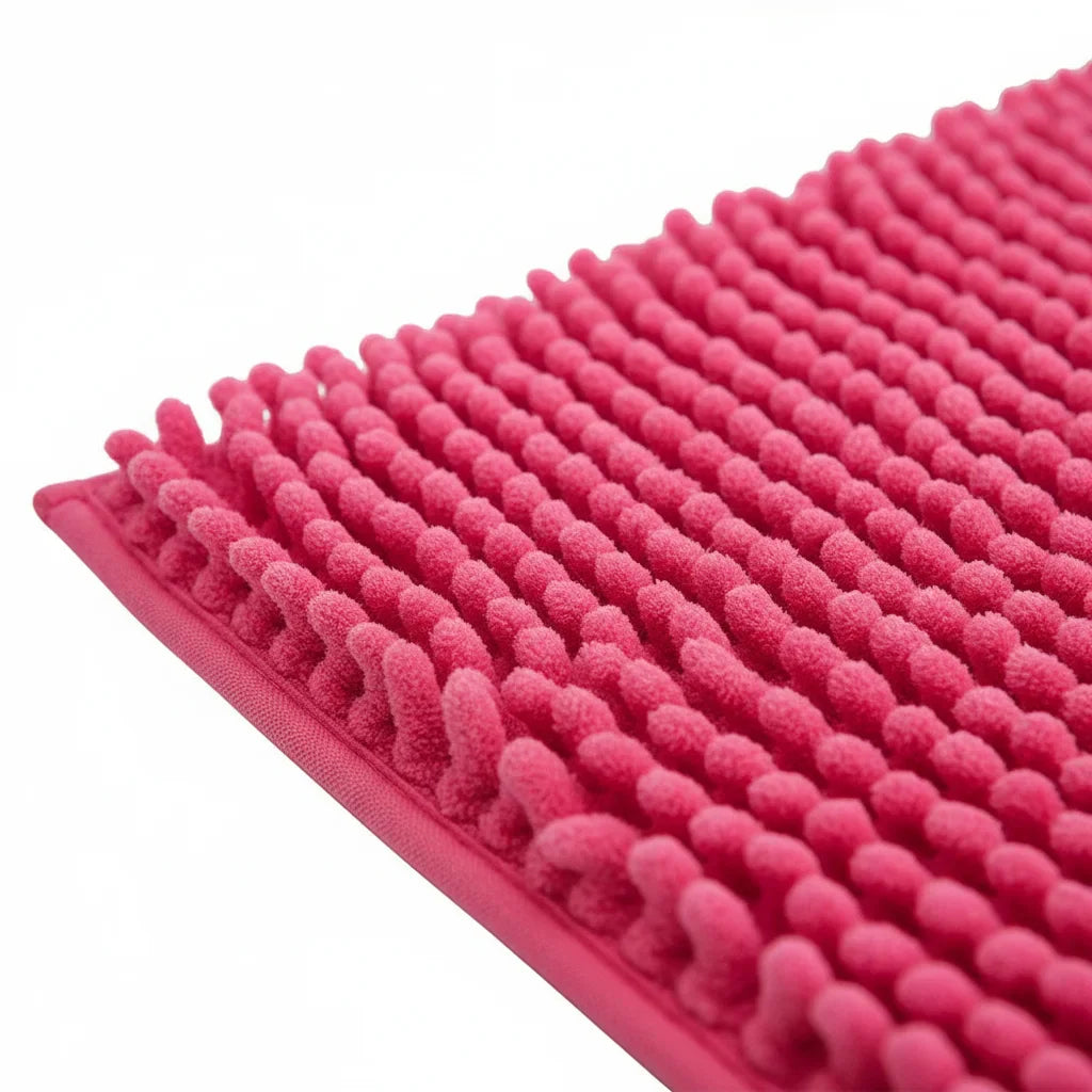 Caterpillar Pink Fushia Bath Mat