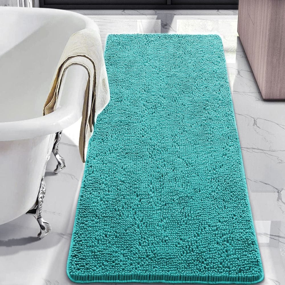 Caterpillar Turquoise Bath Mat