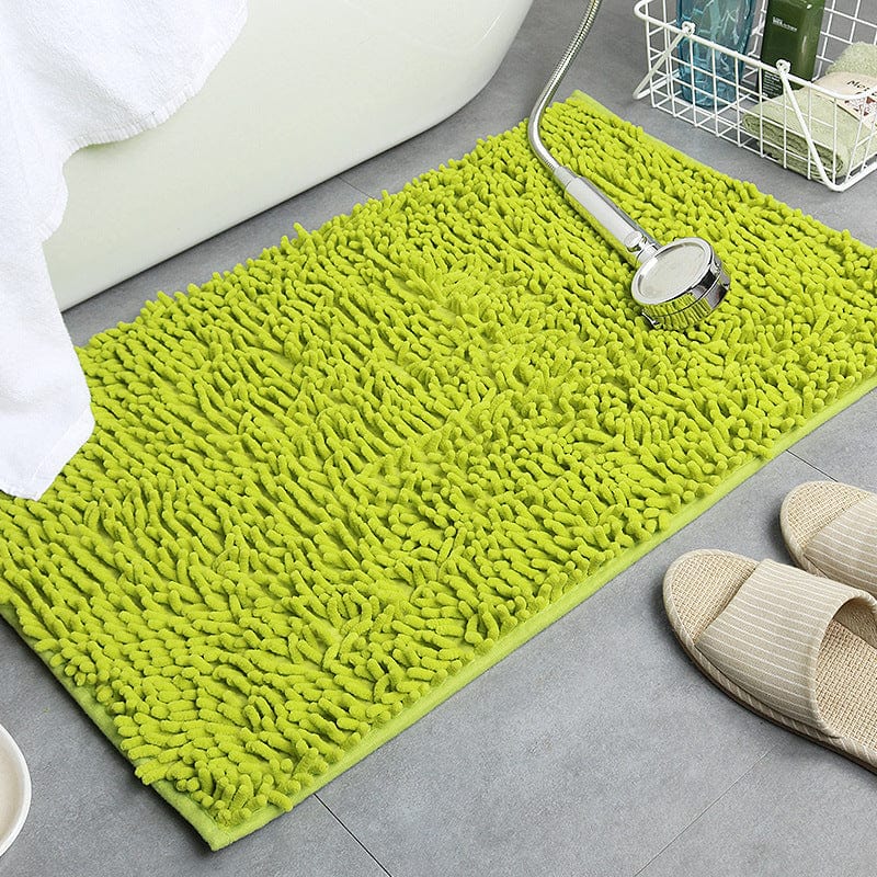 Caterpillar Green Bath Mat - color variations
