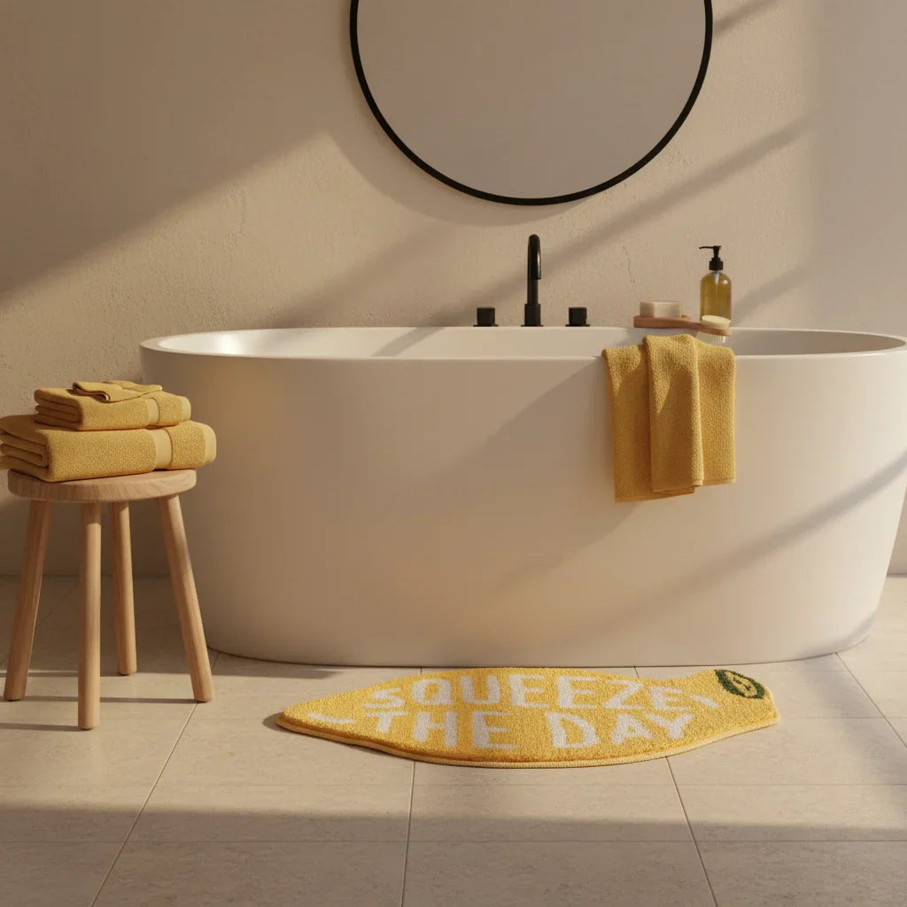 Lemon Bath Mat