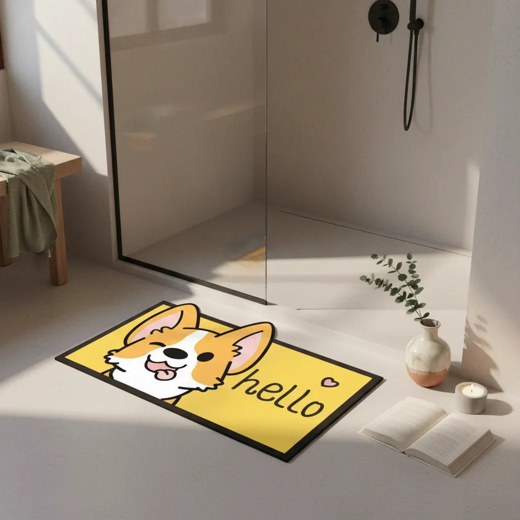 Corgi Bath Mat