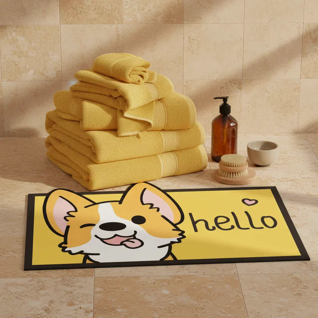 Corgi Bath Mat