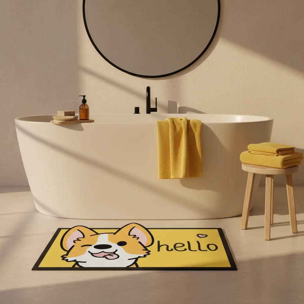 Corgi Bath Mat