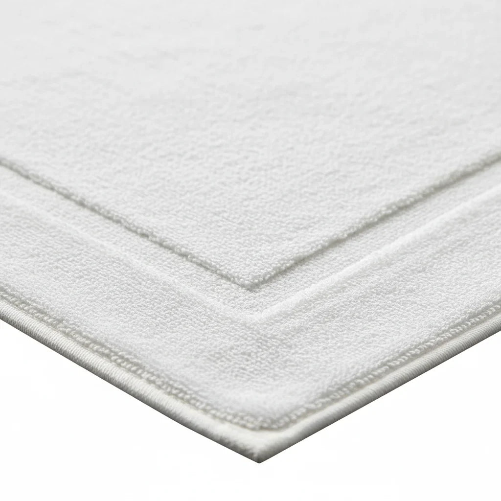 Cotton White Bath Mat