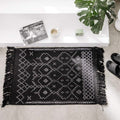 Cotton Black Bath Mat