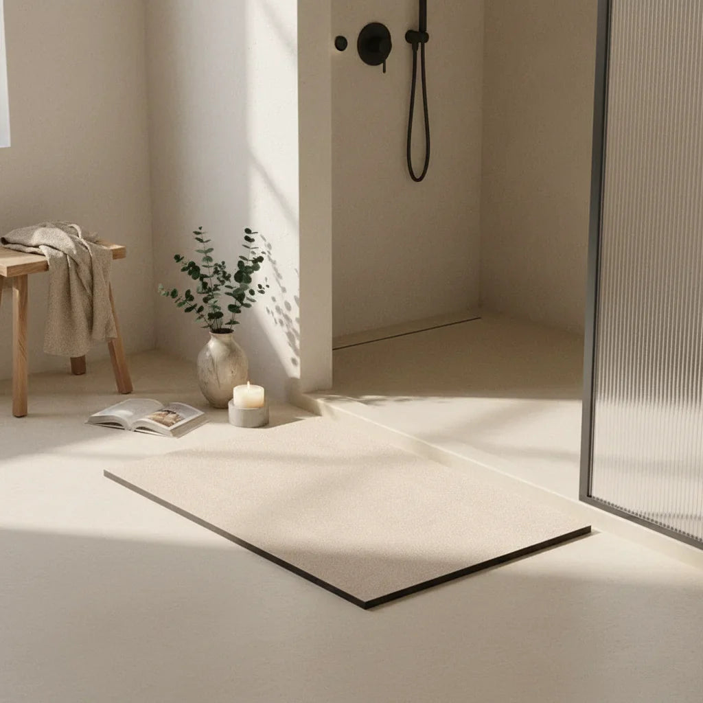 Cream Bath Mat