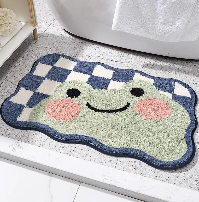 Checkerboard Bath Mat