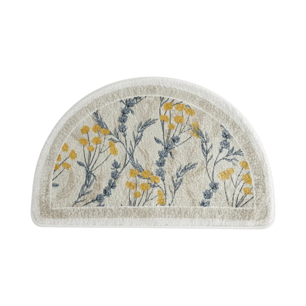 Half Circle Bath Mat