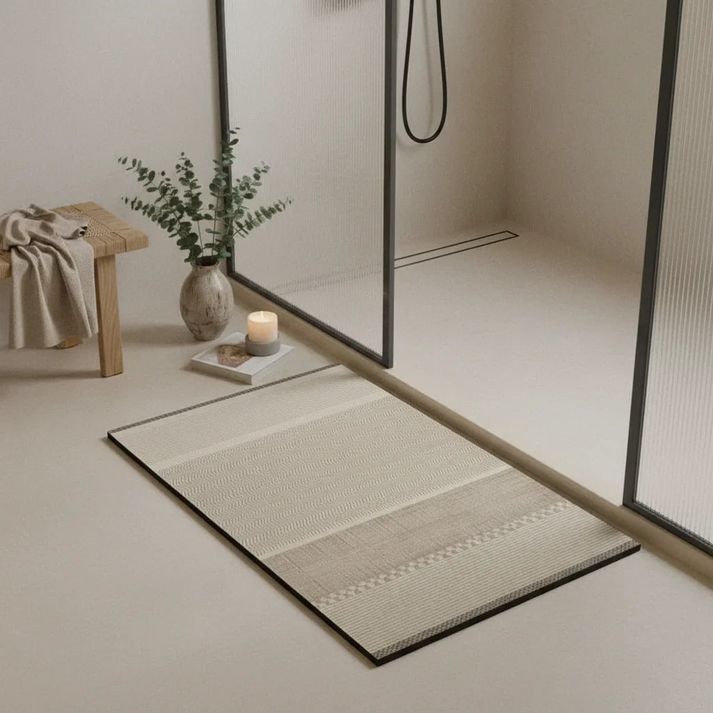 Design Gray Bath Mat
