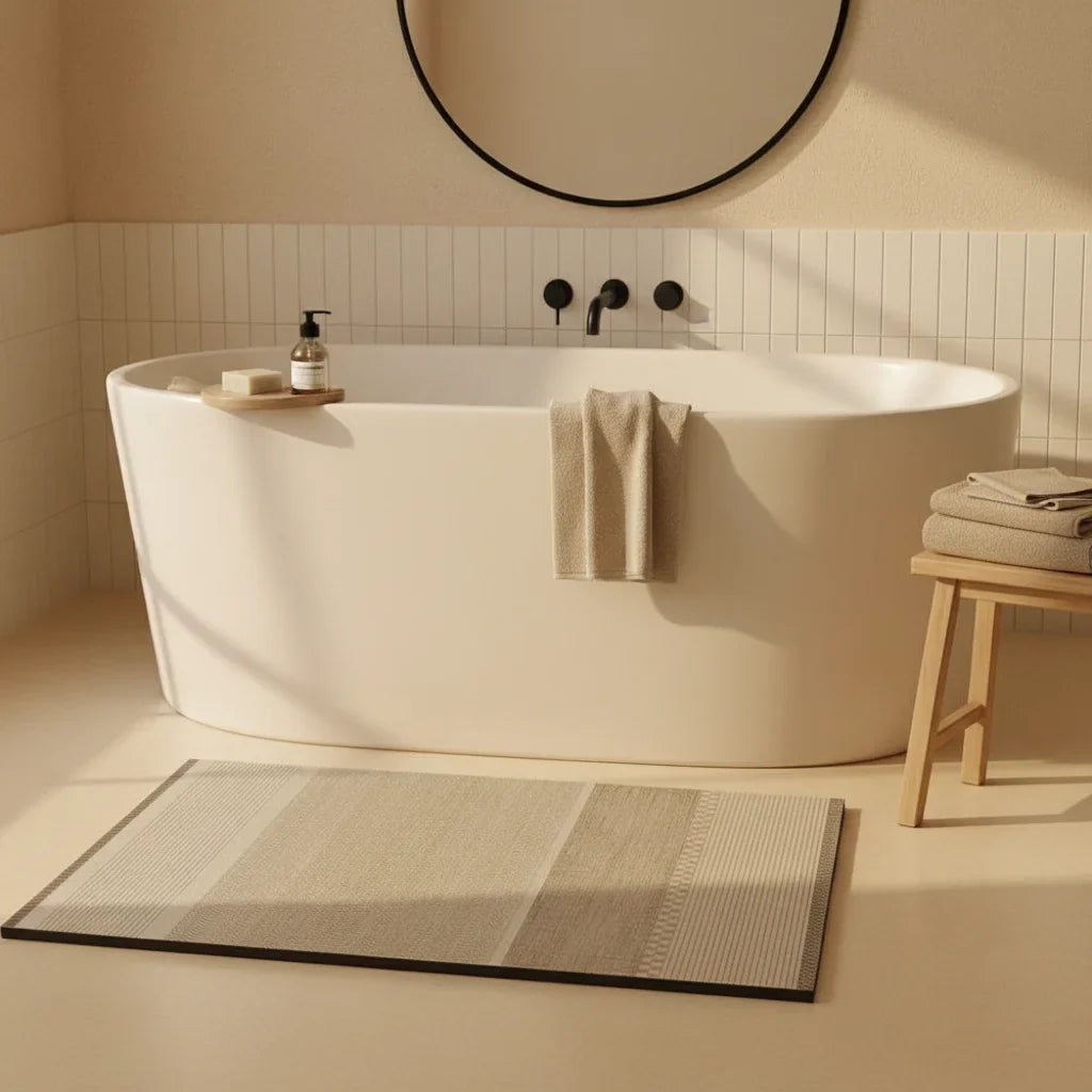 Design Gray Bath Mat