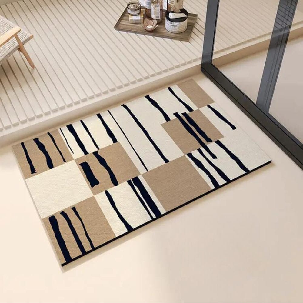 Diatomite Modern Art Bath Mat