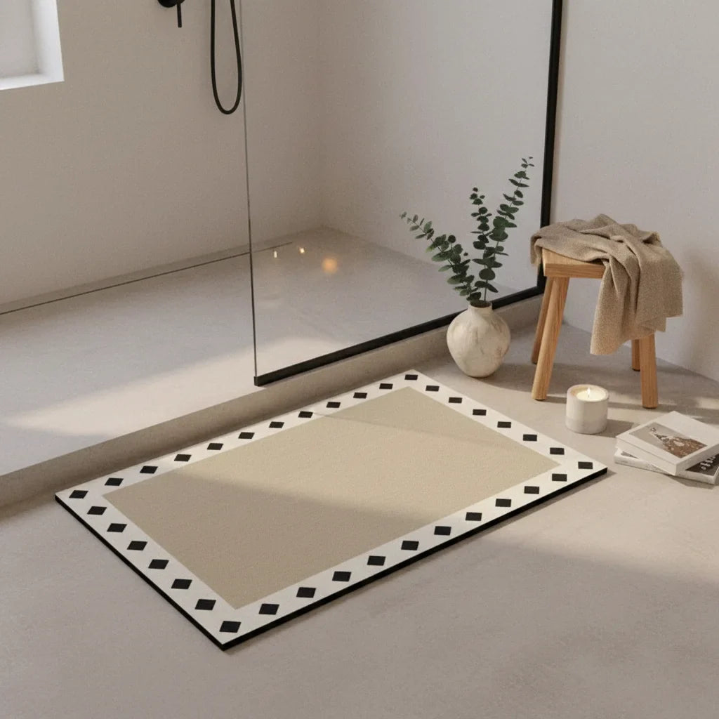Diatomite Design Bath Mat