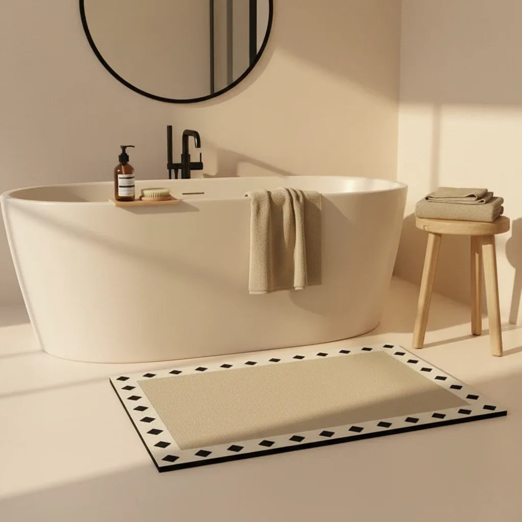 Diatomite Design Bath Mat