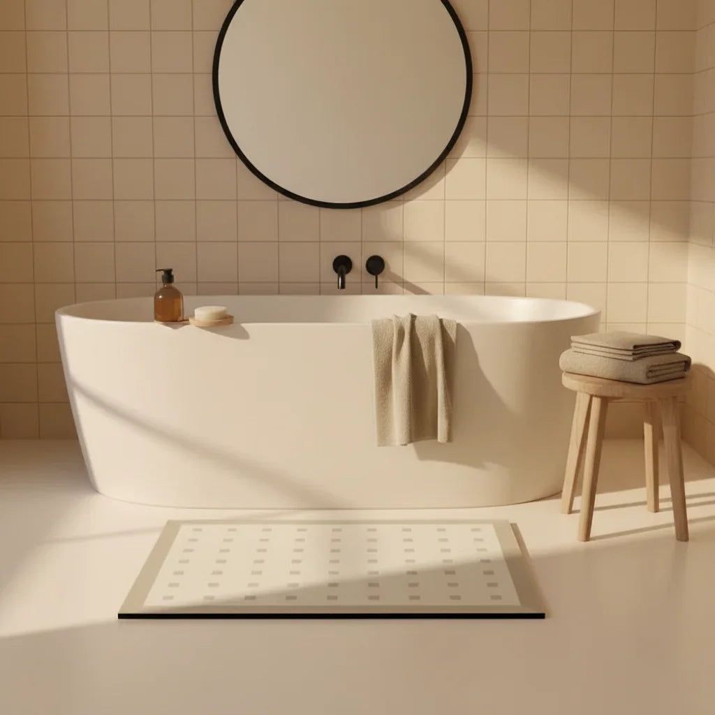 Diatomite Classic Design Bath Mat